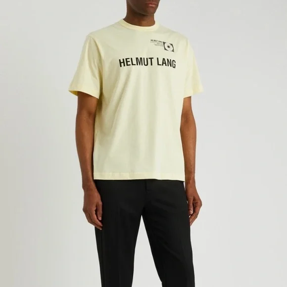 Helmut Lang Men’s Printed Cotton T-Shirt - Picture 12 of 16